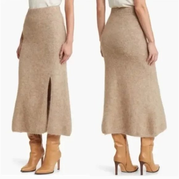 Rails Diana Alpaca Blend Sweater Skirt in Oatmeal - Medium - Picture 5 of 13